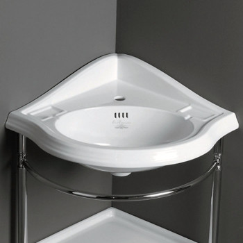 Раковина 57.5х57.5 см, 1 отв., цвет: белый