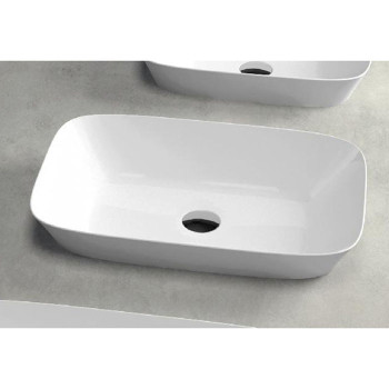 Раковина 60х40 см, без отв., цвет: белый