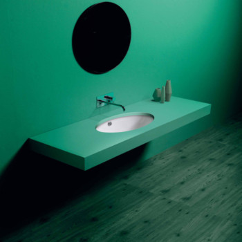 Раковина 66х39 см, без отв., цвет: белый