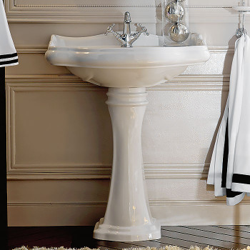 Раковина 69х52 см, 1 отв., цвет: белый