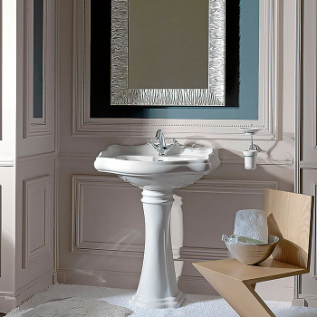 Раковина 73х54 см, 1 отв., цвет: белый