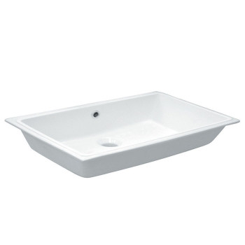 Раковина 90 см, без отв., цвет: белый