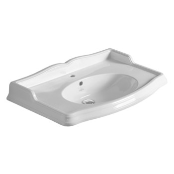 Раковина 90х56 см, 3 отв., цвет: белый