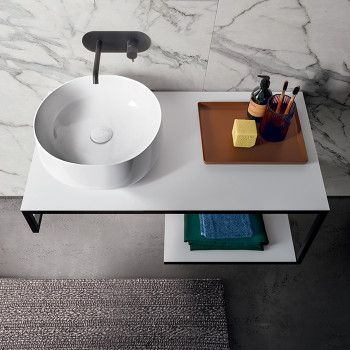 Раковина-чаша 40х15 см, без отв., цвет: белый