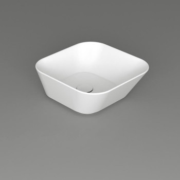 Раковина-чаша 42х42х16.5 см, без отв., цвет: белый