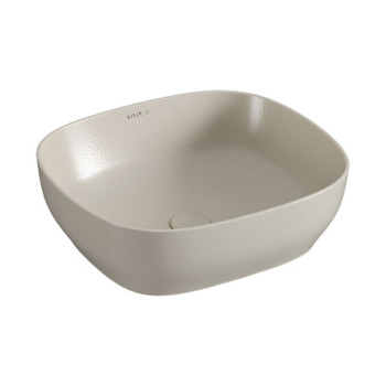 Раковина-чаша Vitra Outline Recycled 7994B066-0016 прямоугольная, 48x42см, б/перелива, матовый тауп