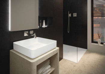 Раковина стальная эмалированная KALDEWEI Серия MIENA ГЛУБОКАЯ РАКОВИНА, Мод. 3184, 400 х 400см., со