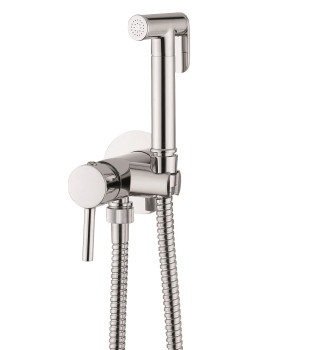 Reitano 55STF Смеситель для биде Minimal (скрытый монтаж, латунная лейка), Комплект, ХРОМ