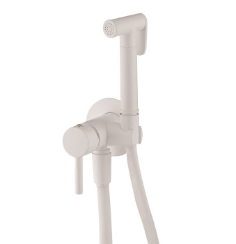 Reitano 55STF Смеситель для биде Minimal (скрытый монтаж, латунная лейка), Комплект, Matt White