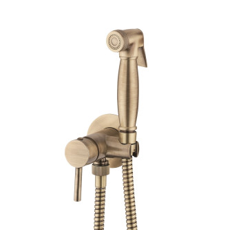 Reitano 55STF Смеситель для биде Retro (скрытый монтаж, латунная лейка), Комплект, Old Bronze