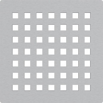 Решетка для cливных трапов из нержавеющей стали 102×102 мм, нержавеющая сталь, арт. MPV014