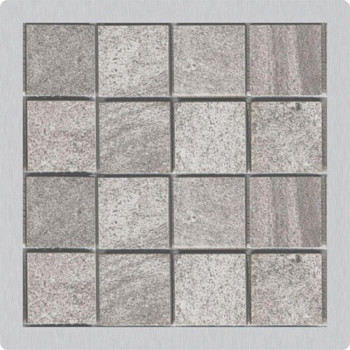 Решетка для cливных трапов из нержавеющей стали 92×92 мм, под кладку плитки, арт. MPV016