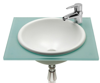 Roca 7.3278.7.200.0 Foro Раковина встраиваемая сверху, Ø400 мм, без отв. под смес., без отв. пер