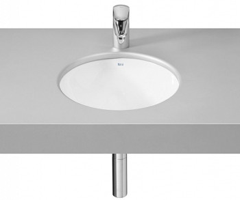 Roca 7.3278.8.400.0 Foro Раковина встраиваемая снизу Ø410 мм, без отв. под смес., без отв. перел