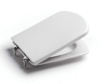 Roca 7.8015.1.100.4 Dama Senso Сиденье с крышкой, лакированное, Quick Release, петли хром