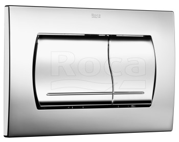 Roca 7.8901.1.50B.1 Active 52B Накладная панель, 2 объема, 255х170х32 мм, Хром глянцевый