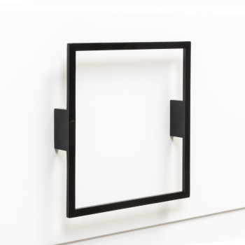 Ручка-скоба La Fenice Cubo Nero черная 160 мм.