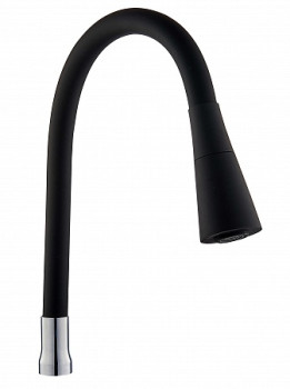 S55BL-D Излив РМС силиконовый (черный)