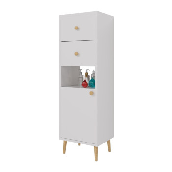 Шкаф напольный Dreja Luno 35 см, белый