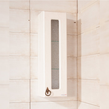 Шкаф навесной Бриклаер КАНТРИ 20 см, бежевый дуб прованс