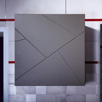 Шкаф навесной Бриклаер КРИСТАЛЛ 60 см, графит