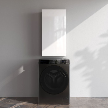 Шкаф навесной с дверками, 50 см, белый глянец