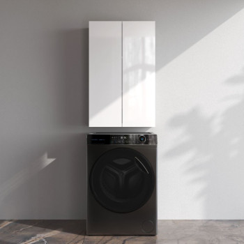 Шкаф навесной с дверками, 60 см, белый глянец