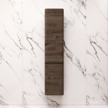 Шкаф-пенал подвесной 40 см, левый, табачный дуб