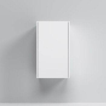 Шкаф с полками 40 см, высота 70 см, белый матовый, универсальный