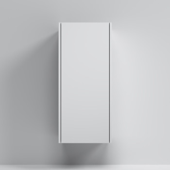 Шкаф с полками 40 см, высота 90 см, белый матовый, универсальный