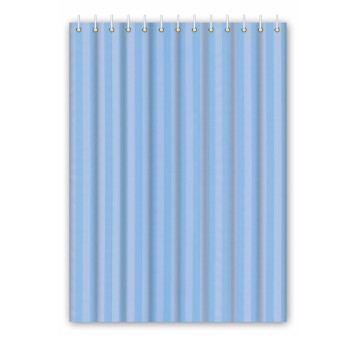 Штора для ванной Haiba HB74003, синяя