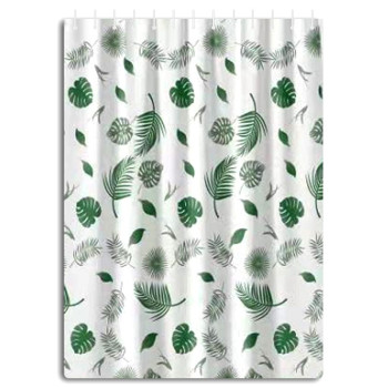 Штора для ванной Haiba HB75064, листья