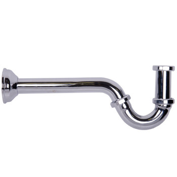 Сифон для биде 310мм, хром