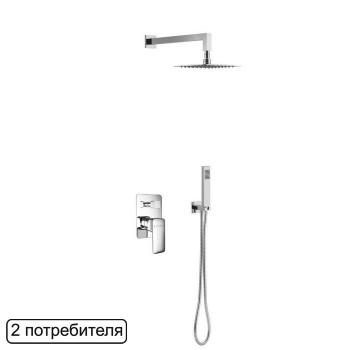 Система для душа скрытого монтажа EXCELLENT Keria AREX.SET.2045CR (хром)
