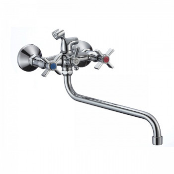 SL118-143 Смеситель РМС для ванны с длинным изливом