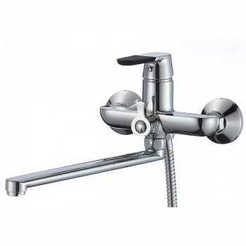 SL123BL-006E Смеситель РМС для ванны с длинным прямым изливом