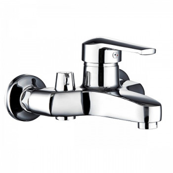 SL50-009E Смеситель РМС для ванны с коротким литым изливом