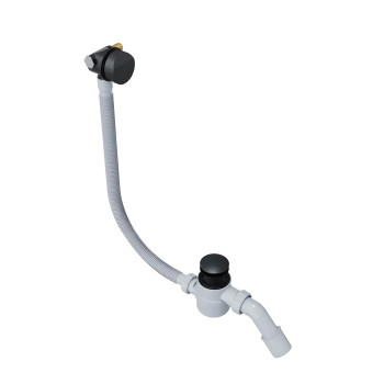 Слив-перелив с наполнением EXCELLENT Hover 60/80/100 см (чёрный мат)