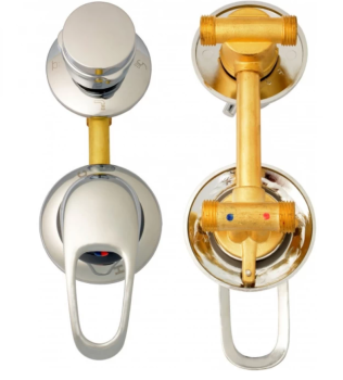 Смеситель 2-х режимный 100 мм в сборе на резьбе 1/2 дюйма