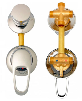 Смеситель 4-х режимный 100 мм в сборе на резьбе 1/2 дюйма