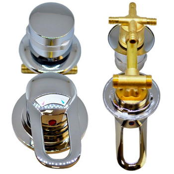 Смеситель 4-х режимный 150 мм в сборе выводы под хомут