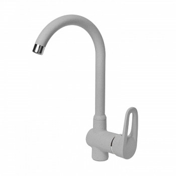 Смеситель AquaGranitEx C-5035 (310) для кухни, серый