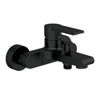 Смеситель CERSANIT BRASKO BLACK (арт. A63108) для ванны, кор.излив, без аксессуа