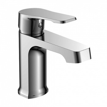 Смеситель Decoroom DR39011 одноручный для умывальника монолитный, хром