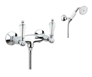 Смеситель для душа Fiore GIOIELLI (SWAROVSKI®) 08CR0602, хром