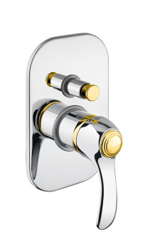 Смеситель для душа Fiore JAFAR 47CO5134, хром/золото