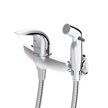 Смеситель для душа с гигиенической лейкой, держателем и шлангом