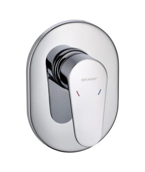 Смеситель для душа встраиваемый на 1 потока Bravat Eler FB848238CP-RUS, хром