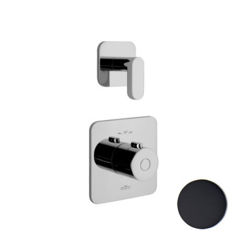 Смеситель для душа встраиваемый с термостатом Webert Living LV971302560, черный