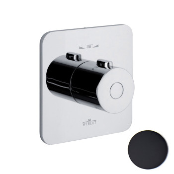 Смеситель для душа встраиваемый с термостатом Webert Living LV972101560, черный